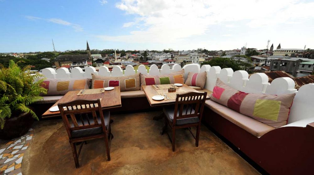 La vue depuis la terrasse