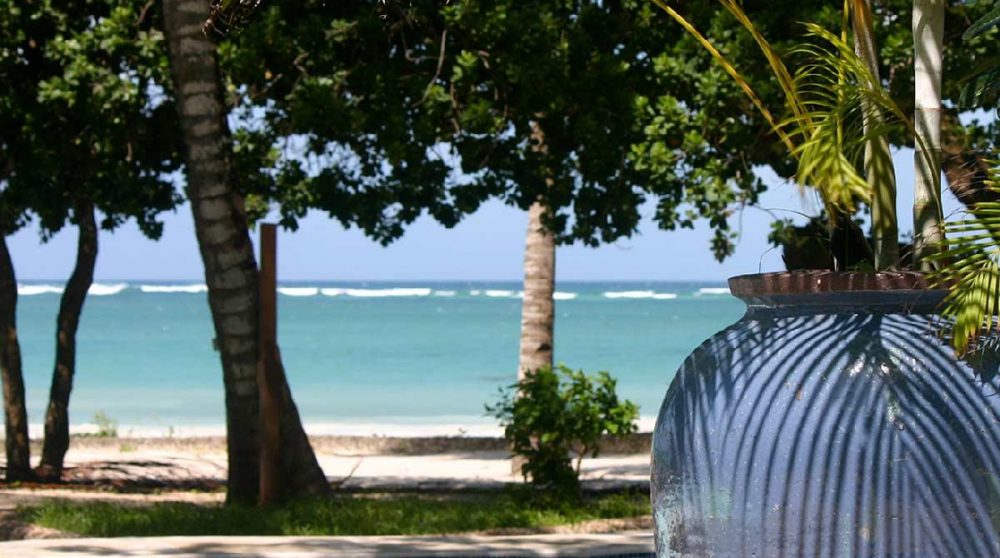 Vue sur l'océan depuis l'hôtel