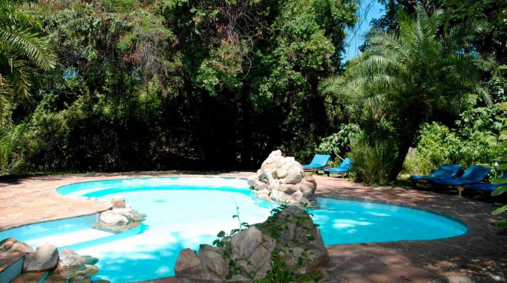 La piscine du Siana Springs dans le Masai Mara