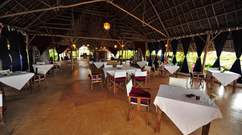 Le restaurant en Tanzanie