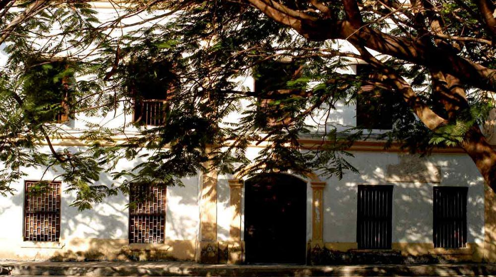 L'entrée de l'hôtel à Zanzibar