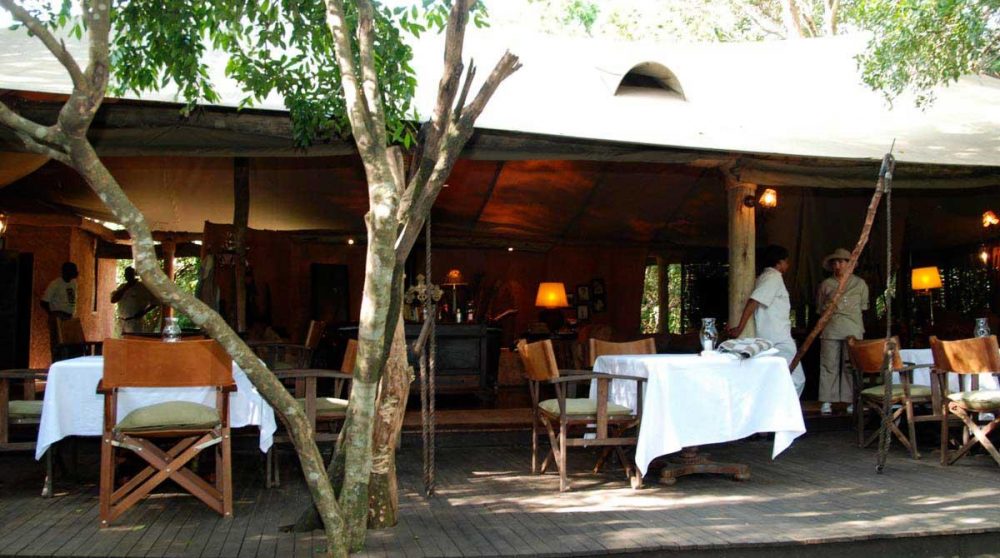Autre vue du restaurant au Kenya