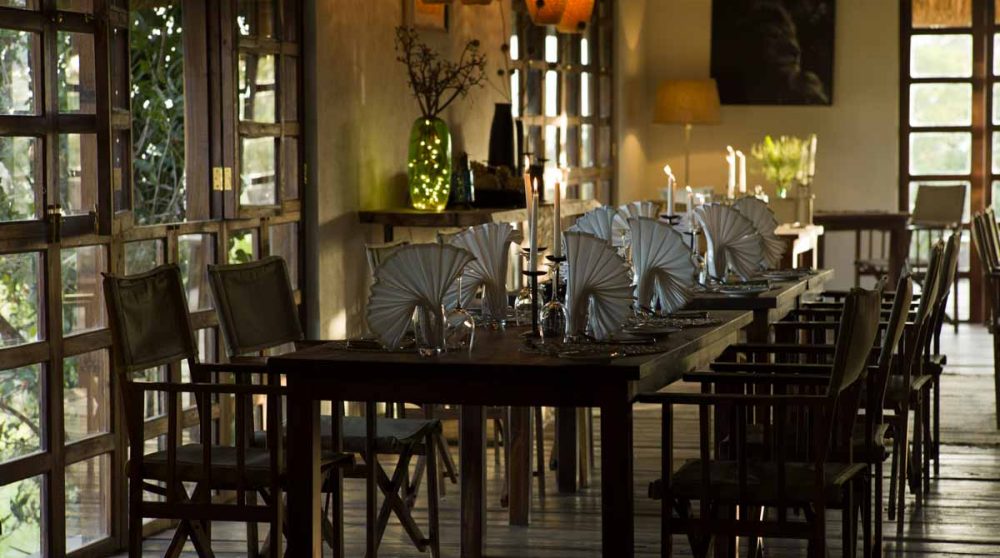 Le restaurant dans le parc du Serengeti