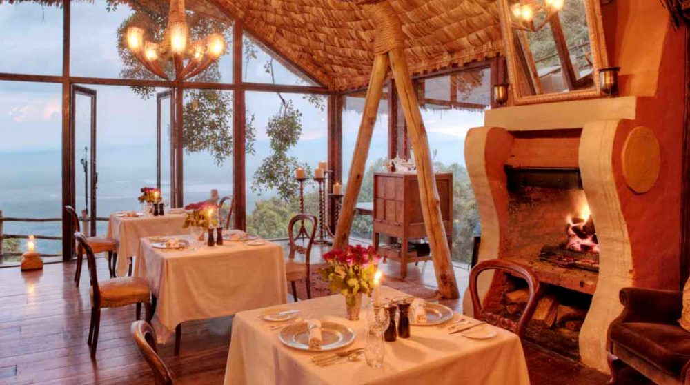 Le restaurant au Ngorongoro