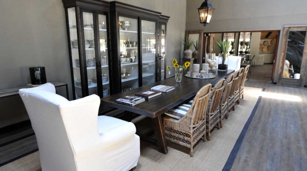 Salle à manger à Etosha