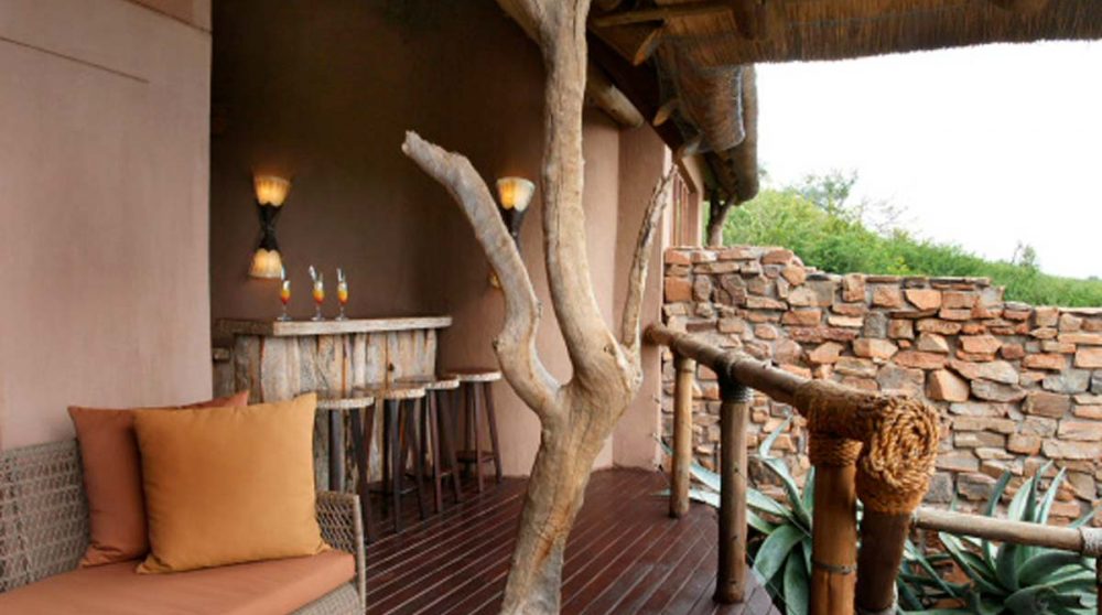 La terrasse près du Madikwe Game Reserve