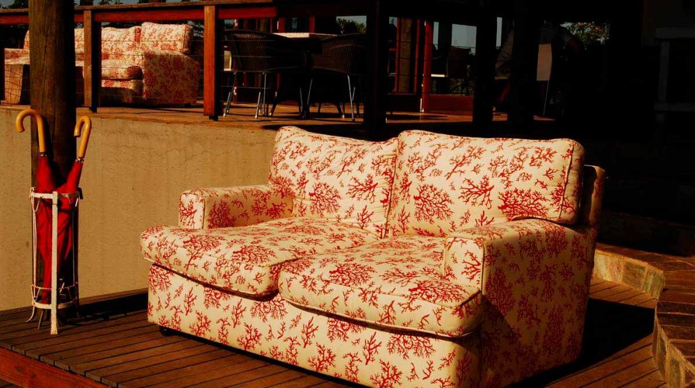 Canapé sur la terrasse dans le Kwazulu Natal