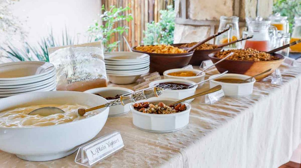 Le buffet du petit-déjeuner