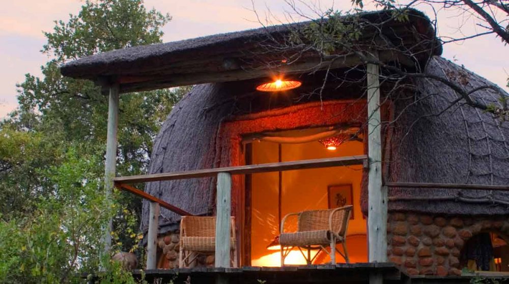 Une des chambres en Afrique du Sud