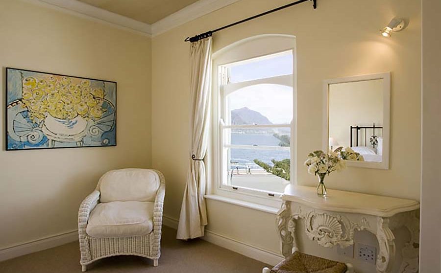 Vue sur l'océan depuis l'une des chambres