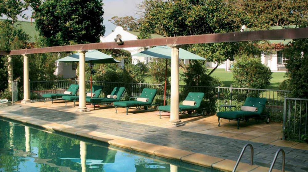 La piscine de l'hôtel au Cap