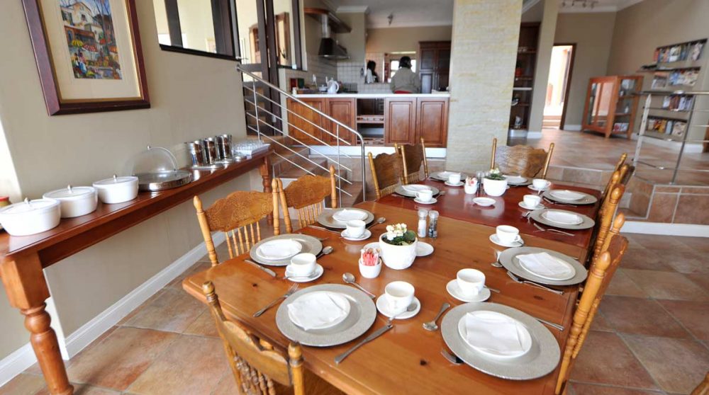 Table pour déjeuner à l'hôtel à Swakopmund