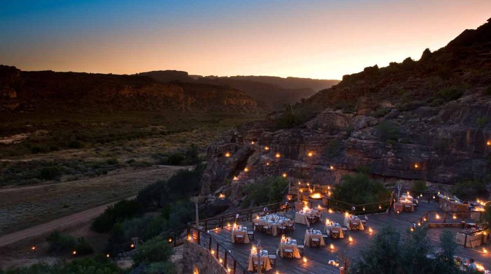 Dîner à la belle étoile