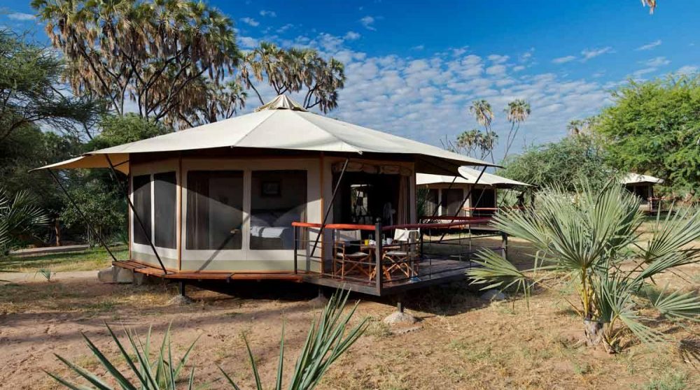 Une tente à Samburu