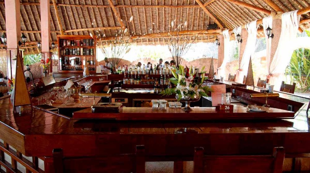 Autre vue du bar au Kenya