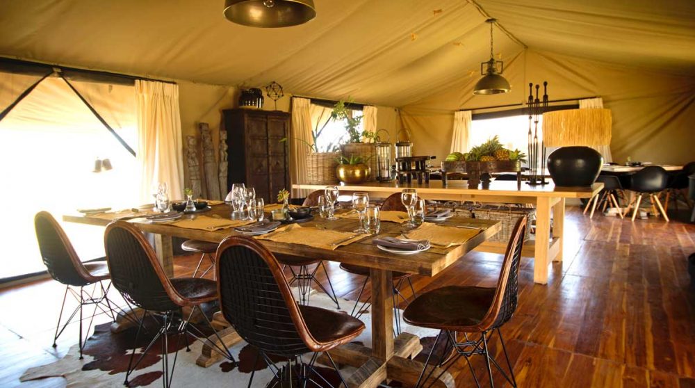 La salle à manger en Tanzanie