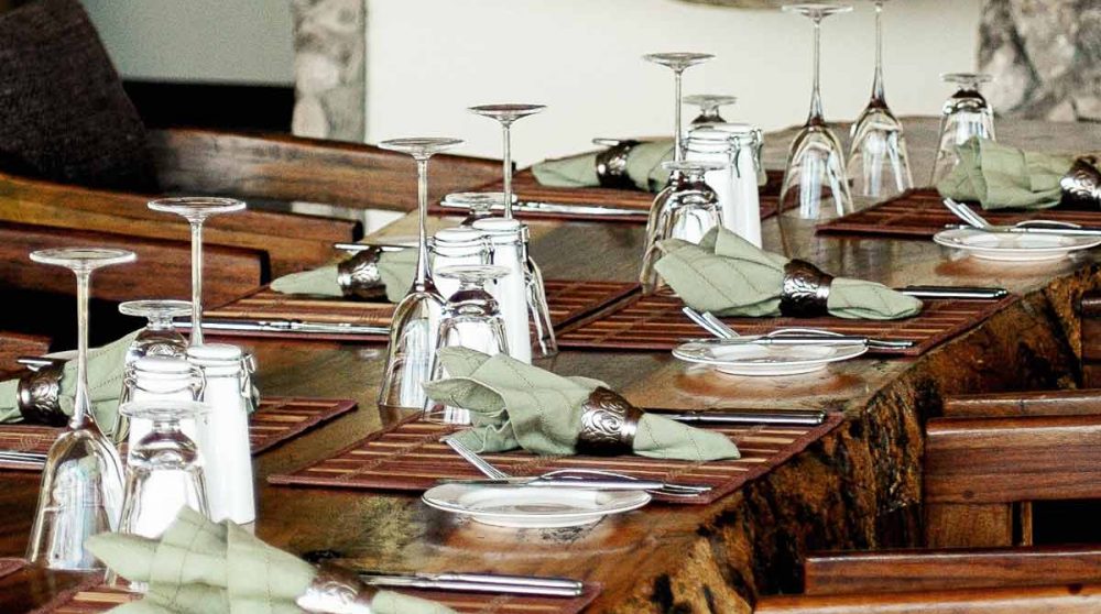 Une table pour déjeuner en Tanzanie