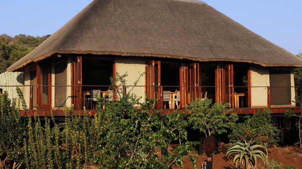 L'extérieur du restaurant dans le Kwazulu Natal