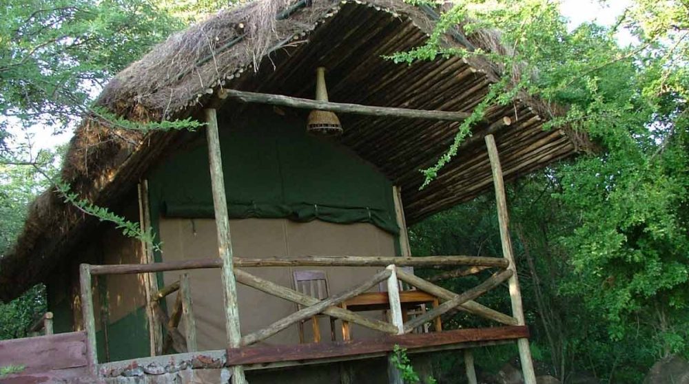 Extérieur d'un lodge