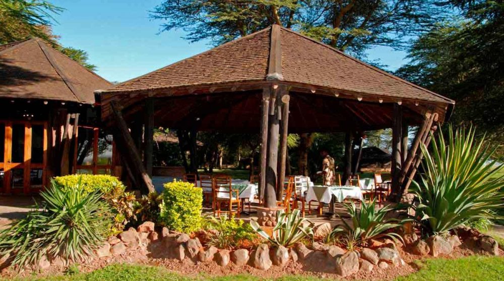 Le restaurant extérieur