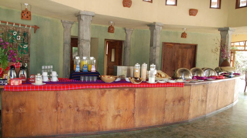 Le buffet du petit-déjeuner au restaurant