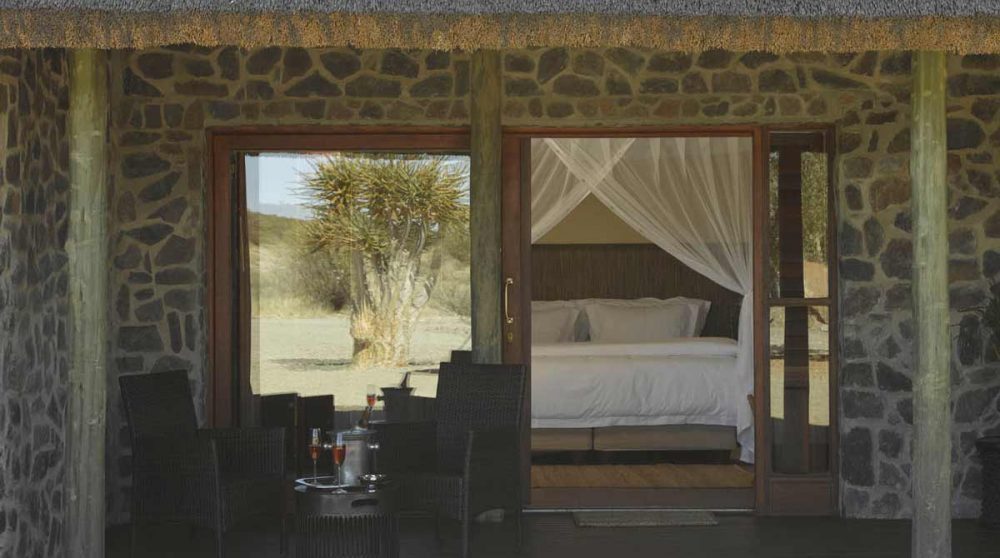 Vue extérieure d'une chambre