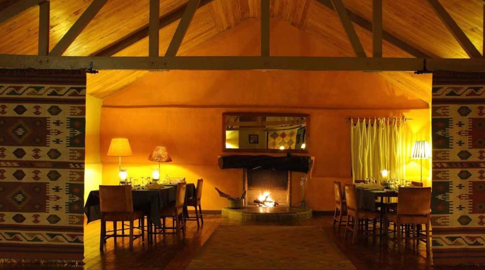 Dîner dans la salle à manger