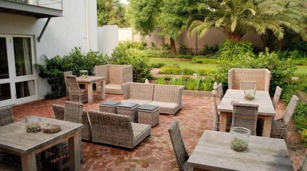 Espace détente sur la terrasse