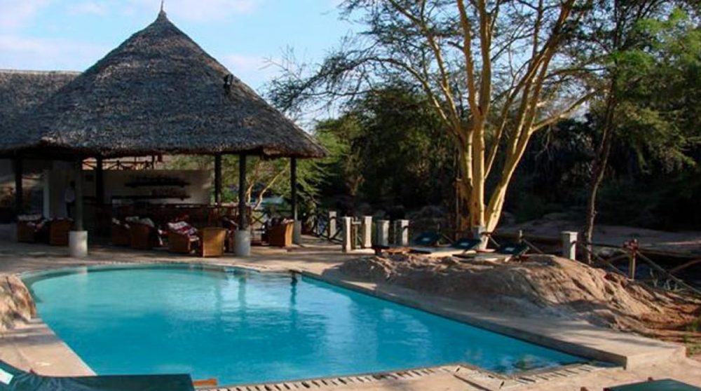 La grande piscine du camp