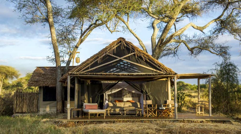 Une tente du Kuro Tarangire