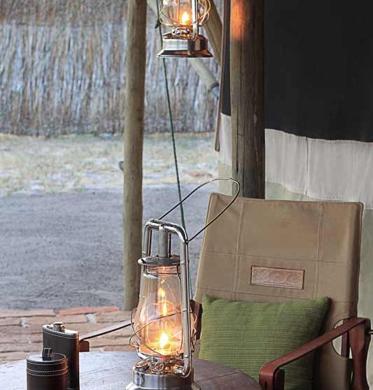 Détail de la terrasse en Tanzanie