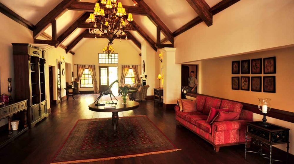 L'intérieur de l'hôtel au cratère du Ngorongoro