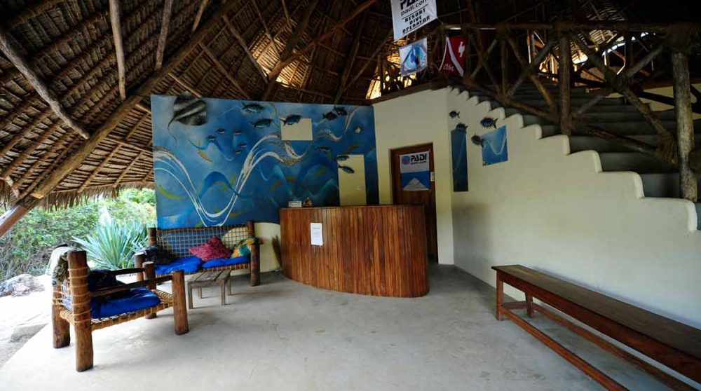 Bureau de réservation pour la plongée