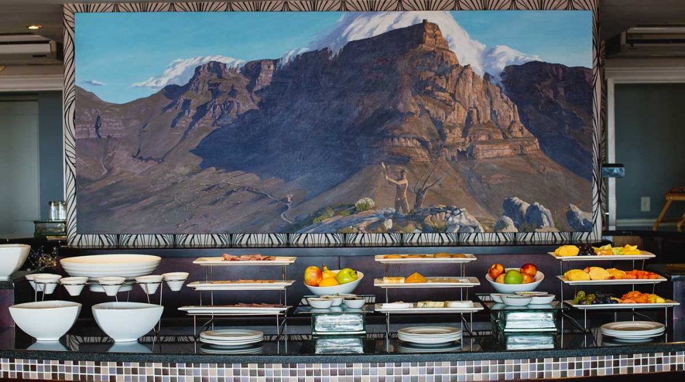 Le buffet en Afrique du Sud