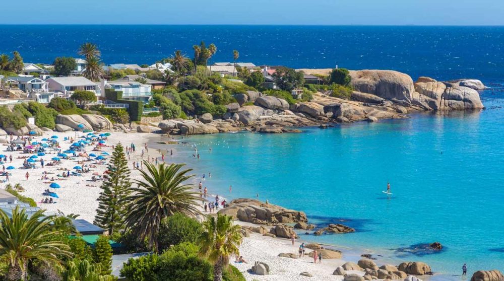 Plage de Clifton à Cape Town