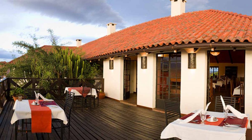 Le restaurant extérieur