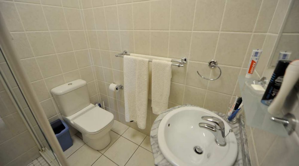 Salle de bains à l'Atlantic Villa
