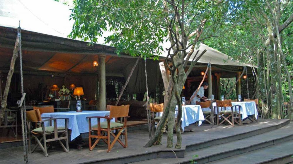 La terrasse du Bateleur Camp