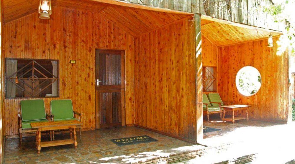 Extérieur d'une cabane au Kenya