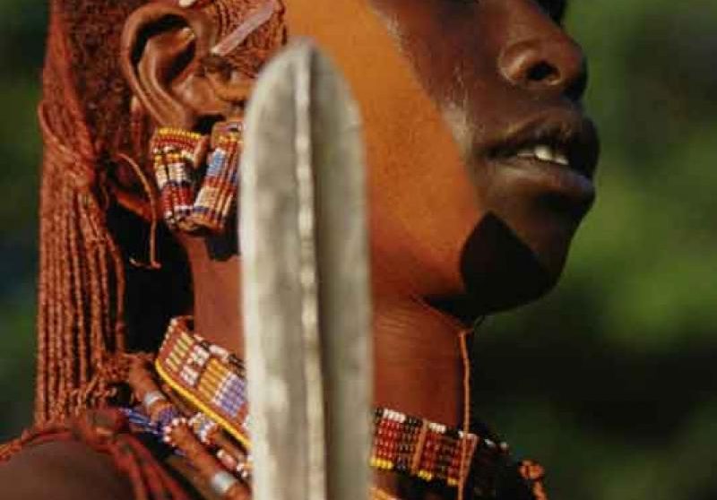 Un masai à l'Amboseli Porini Camp