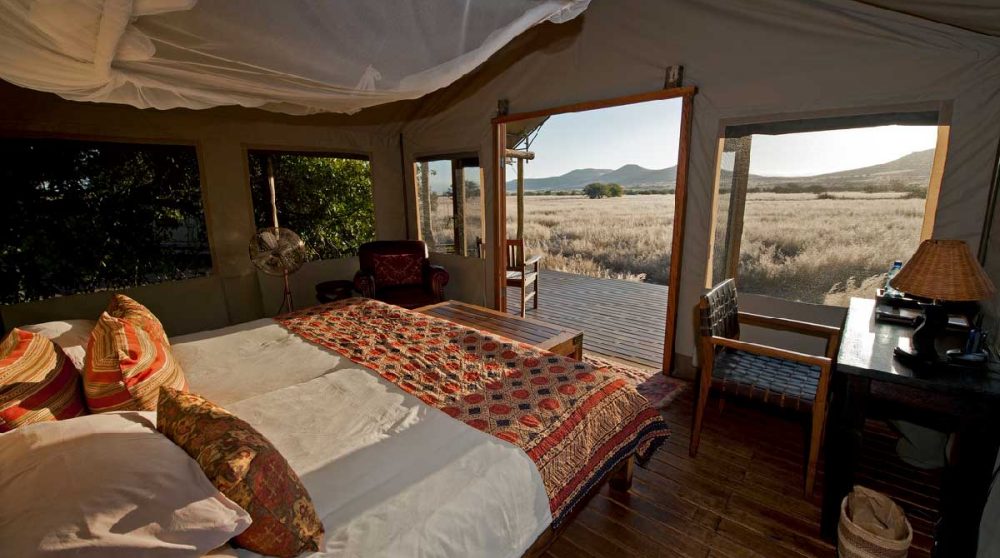 Chambre au Desert Rhino Camp