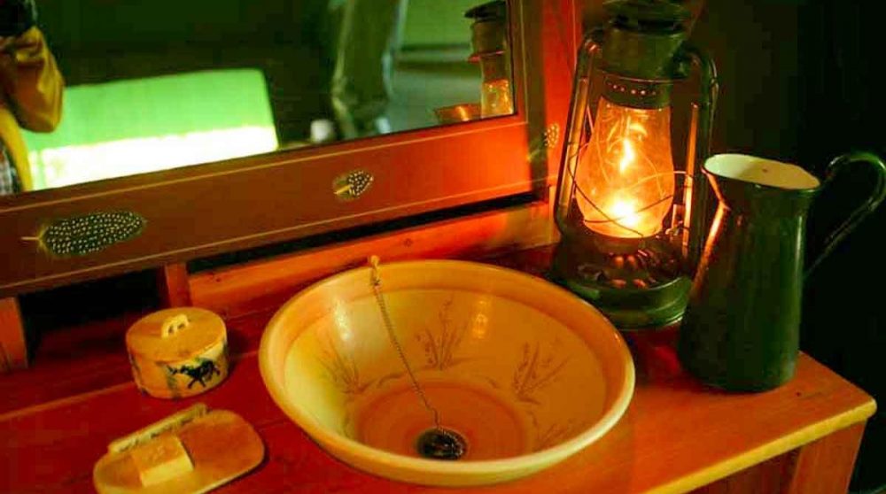 Salle de bains au Governors Private Camp