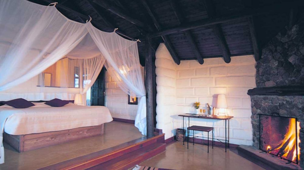L'intérieur d'une chambre au Great Rift Valley Lodge