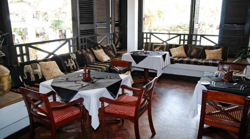 Le restaurant de l'Indian Ocean Beach Club