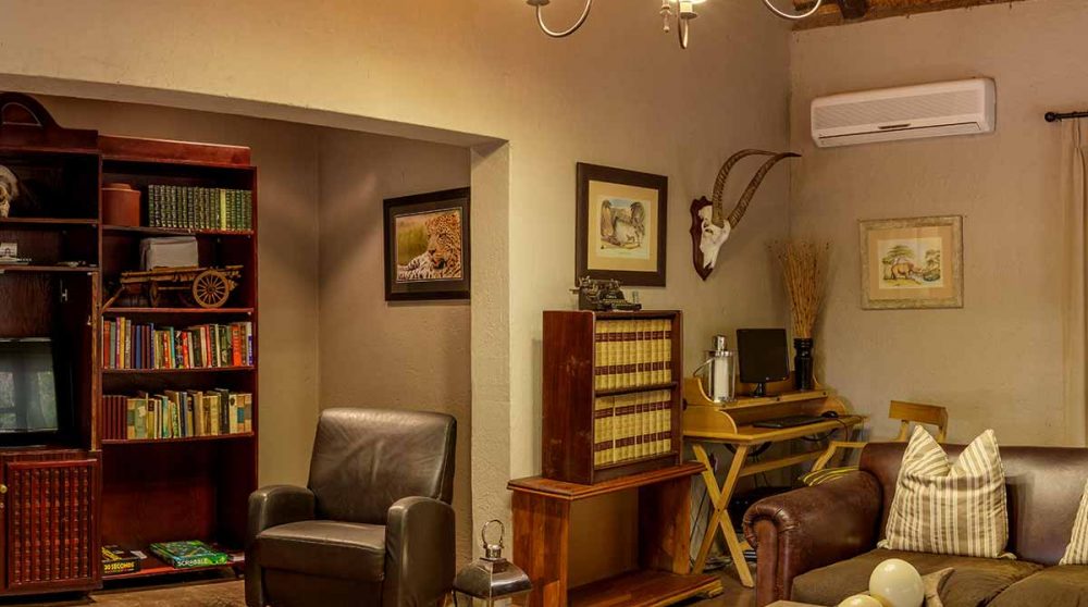 La bibliothèque de Jock Safari Lodge