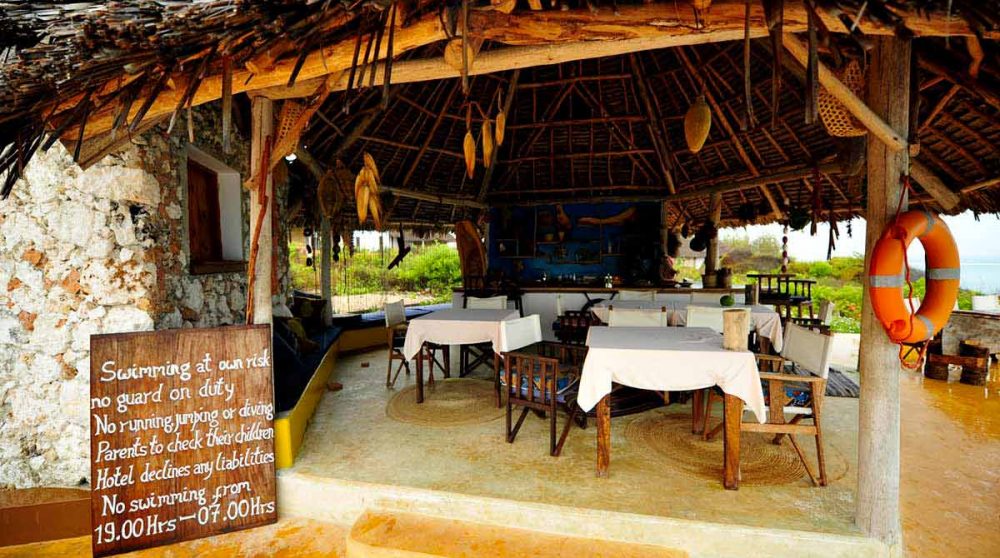 Rsstaurant sur la terrasse du Kasha Boutique Hotel