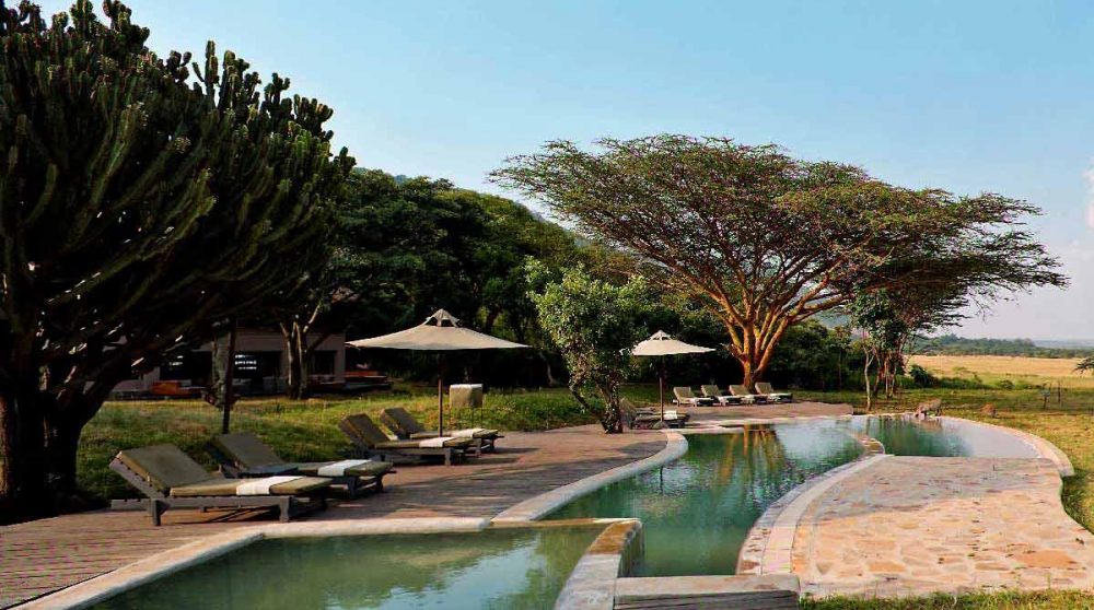 La piscine du Kichwa Tembo