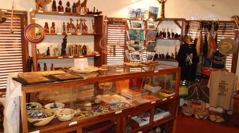 La boutique du Kirurumu Tented Lodge
