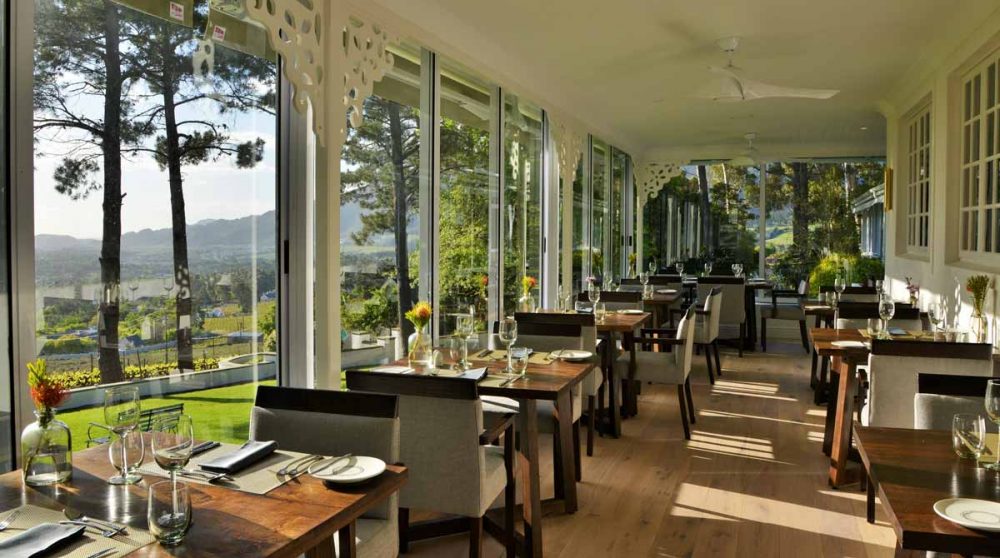 Le restaurant à La Petite Ferme