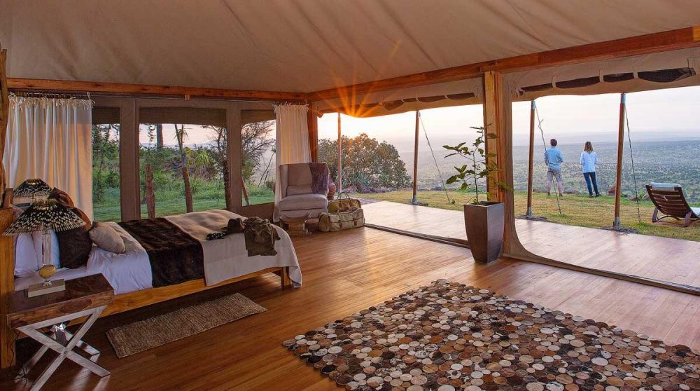 Une tente à Loisaba